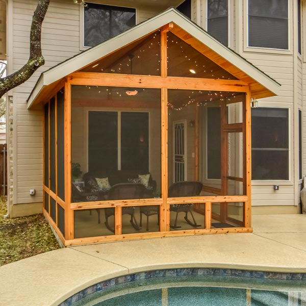 screened in porch
